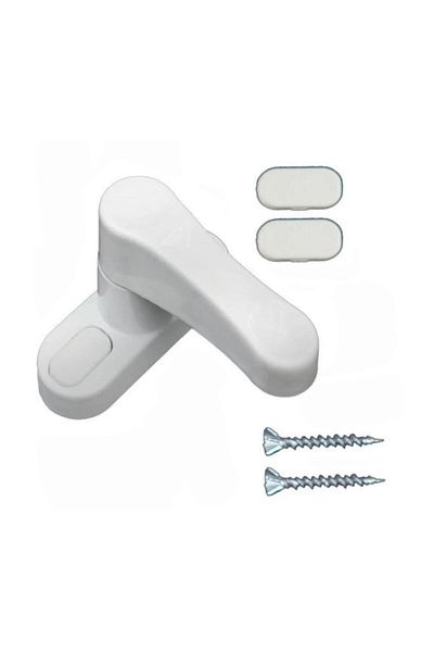 Bijutek 5 Pieces Metal Child Safety Lock - Pvc Door, Window, Pimapen Security Latch