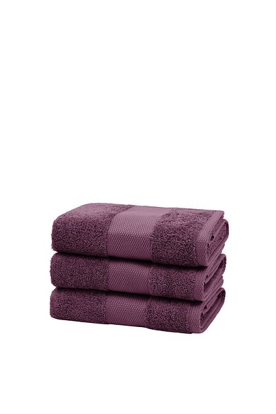 Yataş Essentials 3-Piece Hand / Face / Head Towel Set Fuchsia - 50X90 cm