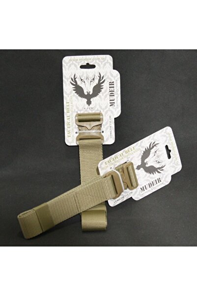 Mudeir Tactical&Outdoor Bumin Tactical Belt Beige (Beige Belt) Cobra Buckle (...