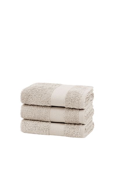 Yataş Essentials 3-Piece Guest Towel Set Beige - 30X50 cm