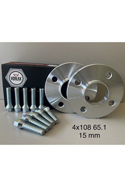 VORLAX Peugeot Cıtroen Uyumlu Spacer 4x108 65.1 15mm Uyumlu 2 Adet Spacer Ve ...