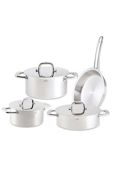 Jumbo Duowall 7 Piece Steel Cookware Set