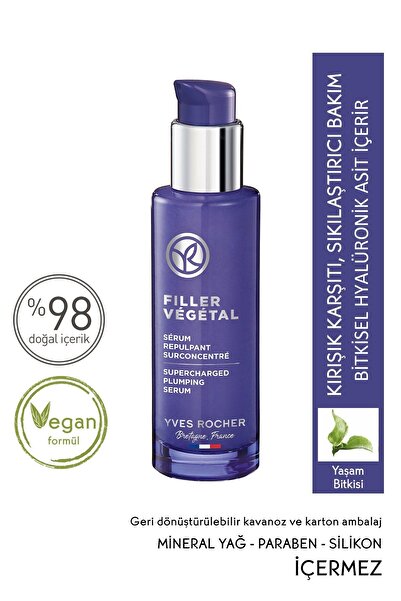 Yves Rocher Dolgunlaştırıcı Bitkisel Hyaluronik Bakım Filler Vegetal - Serum-30 ml
