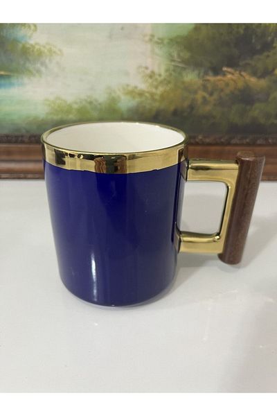 Lavin Premium Colored Wooden Handle Mug