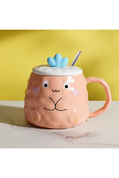 Livava Dinosaur Ceramic Mug, Orange, 13X8