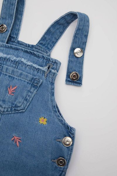 DeFacto Bestickter Jeans-Overall für Baby-Mädchen - C3582A524SM