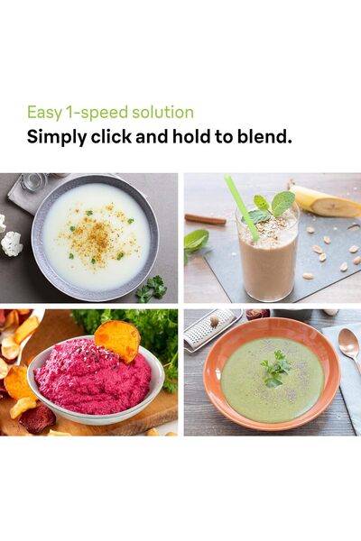 Braun خلاط يدوي مالتي كويك 1، مفرمة 350 مل، خفاقة، خفيف الوزن، دورق 600 مل - MQ10.202M WH