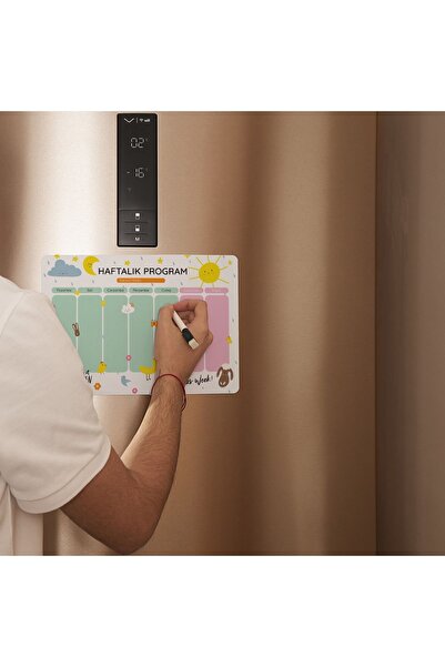 Hediyesepeti Renkli Magnet Haftalık Görev Planlayıcı 29,7x21 Cm