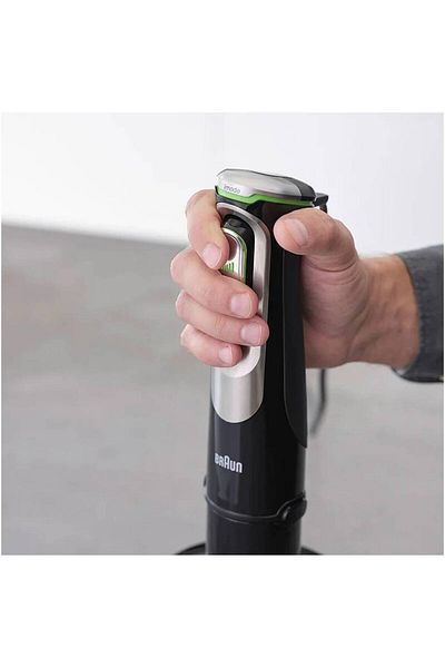 Braun Multiquick 9 Hand Blender ActiveBlade, PowerBell Plus, 3.2L Bowl, 500ml Chopper - MQ 9195xli