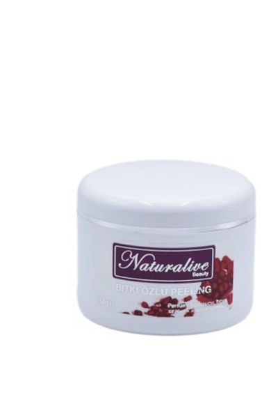 naturalive مقشر بخلاصة نباتية 150 مل مع بذور الرمان وزيت اللوز، طبيعي، للعناية بالبشرة