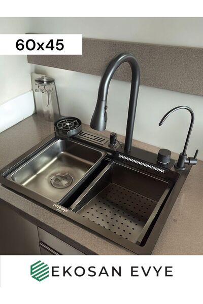 Ekosan 6045 LÜKS ŞELALE EVİYE