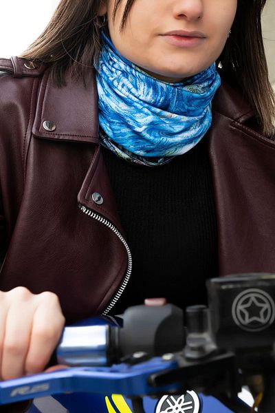 Hediyesepeti Mască Bandana Buff cu design Van Gogh Starry Night - Balaklava - Baf
