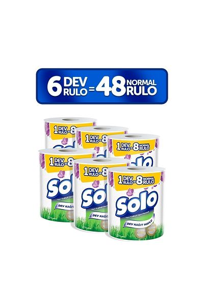 Solo Giant Roll Paper Towel 6-Pack (1=8, 48 ROLLS)