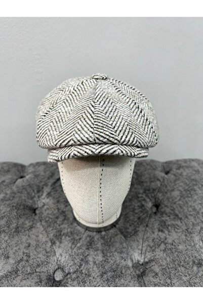 Makro Optik 8 Pieces Winter Wool Hat Fish Back ( Peaky Blinders )