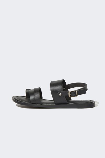 DeFacto Damen-Slip-On-Sandalen mit flacher Sohle C3735AX24HS