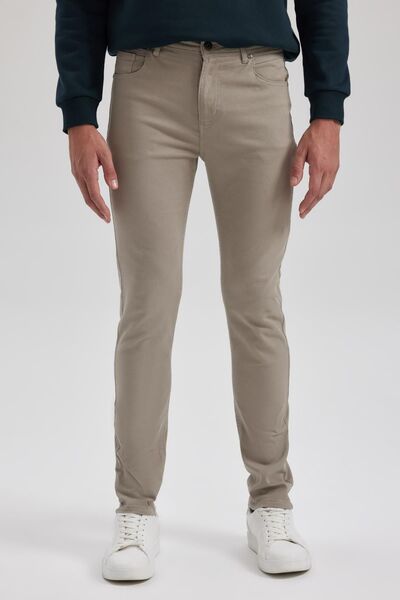 DeFacto Gabardine Chino Canvas Slim Fit Trousers - B2089ax23au