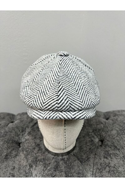 Makro Optik 8 Pieces Winter Wool Hat Fish Back ( Peaky Blinders )