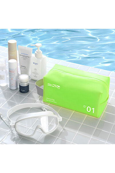 DEKOHOP Makyaj Malzemesi Sıvı Dayanıklı Pvc Seyahat Plaj Havuz Fitness Kozmet...