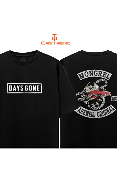 ÖRSTREND Days Gone Baskılı Oversize Tişört