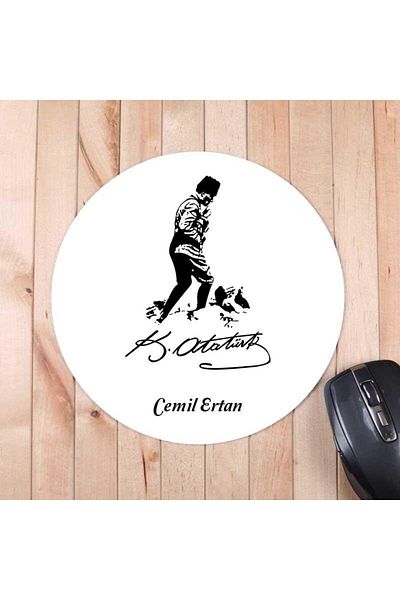 Hediyesepeti Siluetă Ataturk și mousepad semnat