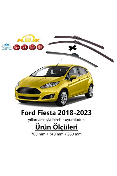Rbw FIESTA 8 ÖN ve ARKA MUZ AERODİNAMİK SİLECEK TAKIMI (2018-2023)