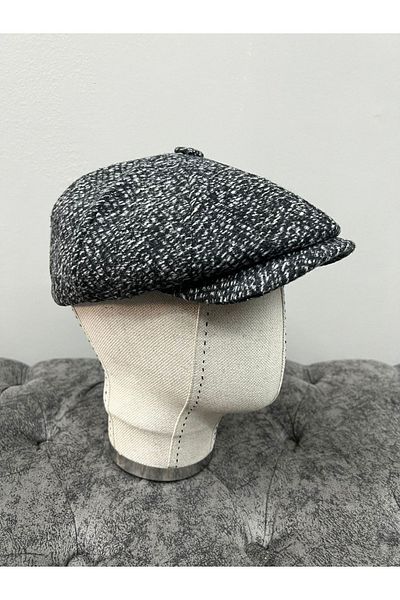 Makro Optik 8 Pieces Winter Wool Hat Fish Back ( Peaky Blinders )