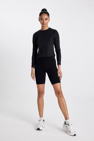 DeFacto DeFactoFit Biker - Sport Tights B9547AX24SM, Taillennaht