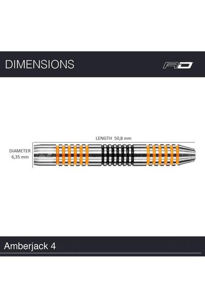 Red Dragon Amberjack 4 % 90 Tungsten Çelik Uçlu Dart Oku