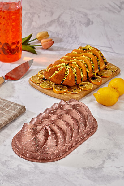 Mabeyn Rose Gold Granite Casting Baton - Cake Mold