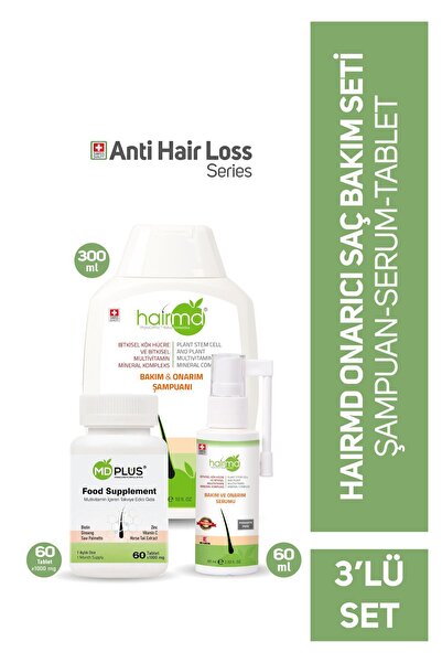 Hair Md Onarıcı 1 Aylık Saç Bakım Seti