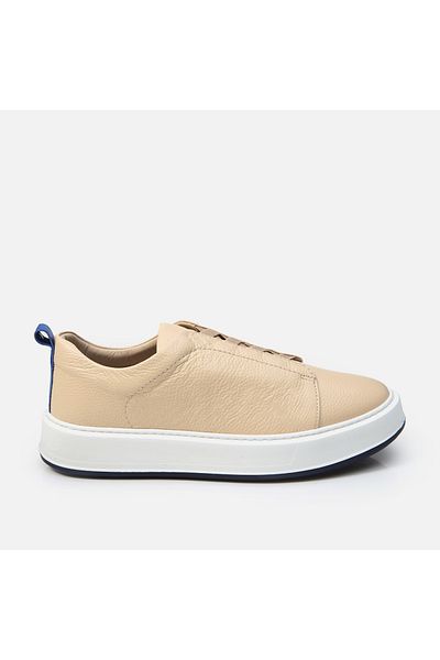 Hotiç Pantofi casual pentru bărbați din piele naturală bej