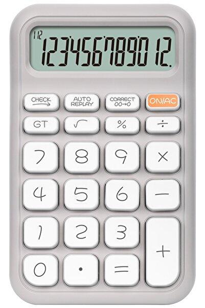 Daxi X-150 PASTEL GRİ 12 HANELİ KÜÇÜK BOY HESAP MAKİNESİ