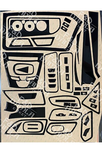 FD Damla Etiket مجموعة كاملة من طلاء الماهوجني لسيارة Ford Transit 2014-2019 ...