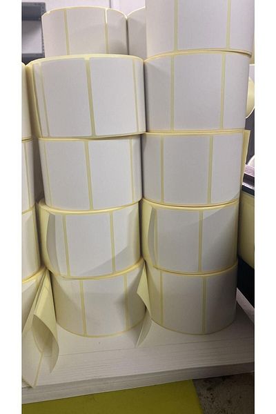 AYSAN ETİKET Aysan 30mmx70mm Blank Adhesive Coated Label