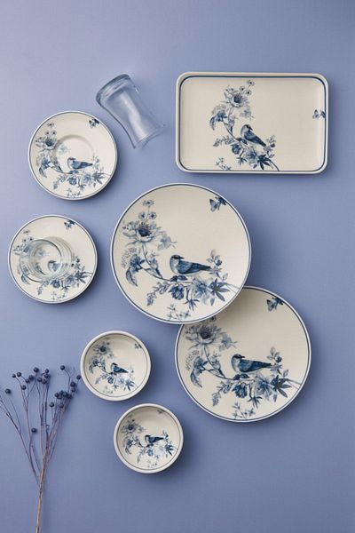 Güral Porselen Atina Bone - 23 Piece Breakfast Set