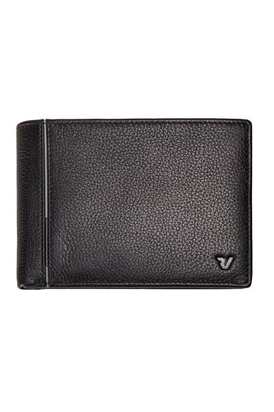 RV Roncato Ανδρικό πορτοφόλι & θήκη για κάρτες 41263201 Roncato MEN'S WALLET Boston Wallet NERO