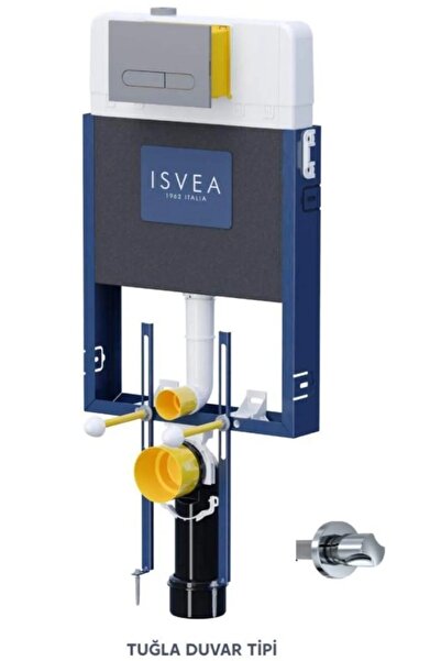 İsvea GÖMME REZERVUAR SETİ ( TUĞLA TİPİ GÖMME REZERVUAR + TAHARET VANASI + KU...