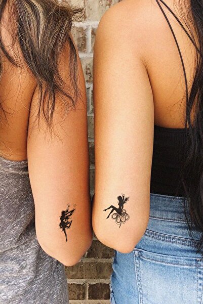 Kol Best Friend Peri Kızı Geçici Dövme Tattoo