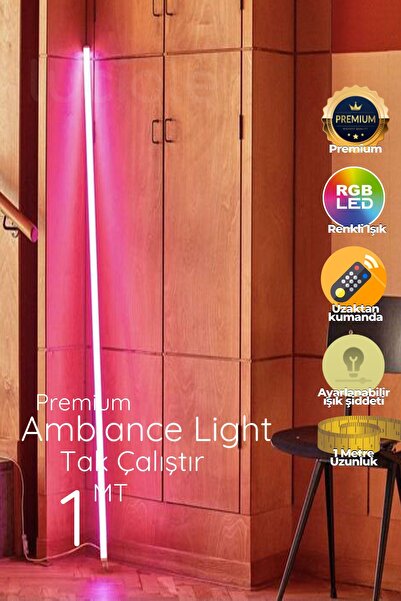 luciole Rgb Led Strip Tube Light Lambader Uzaktan Kumandalı Işık Lamba Ampül aydınlatma Renkli animasyonlu5