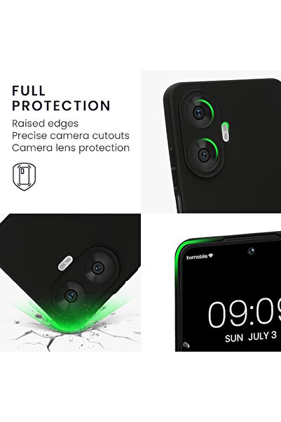 m.tk moveteck Realme 12 Lite Kılıf Yumuşak Lansman Silikon Renkli Kapak Kamera Korumalı Tam Uyumlu