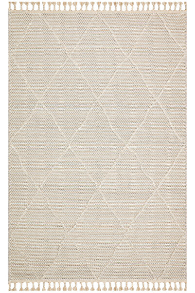 Eko Halı Soho 02 Bej Bukle Yumuşak Dokulu Salon Mutfak Oturma Odası Halısı Koridor Kesme Yolluk