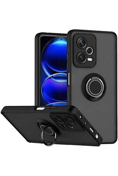 Teleplus Xiaomi Redmi Note 12 Pro Plus Kılıf Montreal Yüzüklü Mat Kapak