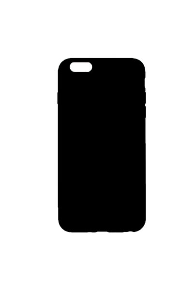 Nettech İphone 6 Plus Uyumlu Nano Silikon Arka Koruma Kılıf - Siyah