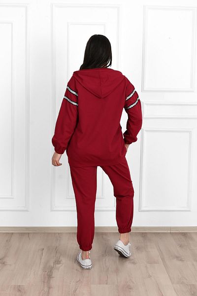 Koza Butik Дамски анцуг с блясък и голям размер 3671-23