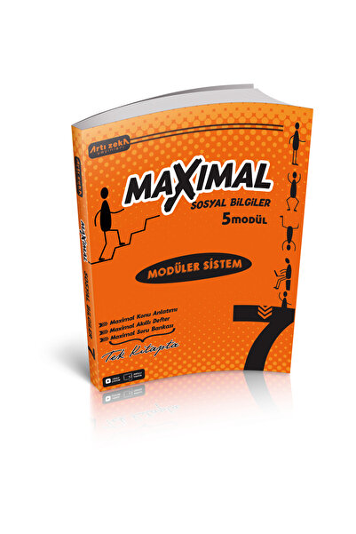Artı Zeka Yayınları 7.SINIF SOSYAL BİLGİLER MAXİMAL MODÜLER SİSTEM (5 MODÜL)