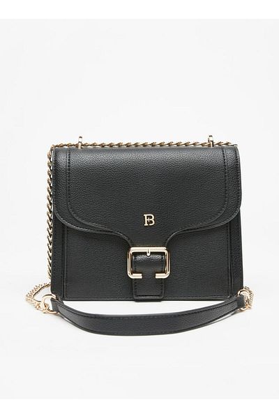Flora Bella by Shoexpress Solid Crossbody Bag with Chain Strap