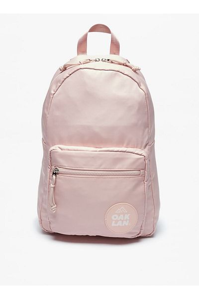 Oaklan by Shoexpress Printed Backpack with Logo Badge Detail