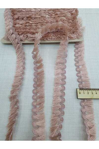 Esteks Dantel ve Tekstil Aksesuarları Şerit Püsküllü Saçak Krem 5 Metre