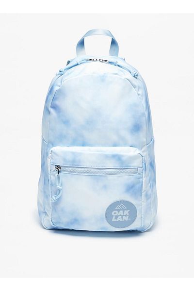 Oaklan by Shoexpress Printed Backpack with Logo Badge Detail