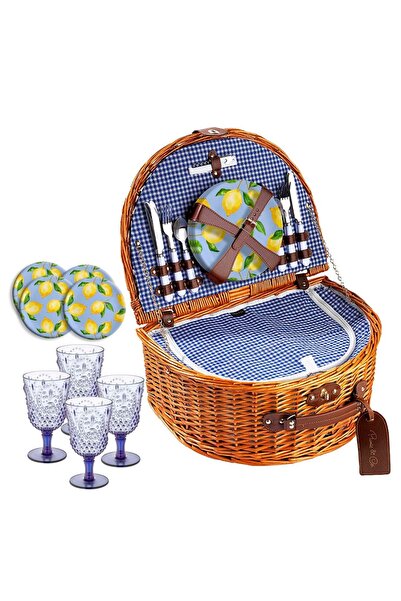 FernCo Sorbet Lemon Twist Piknik Sepeti 4 Kişilik